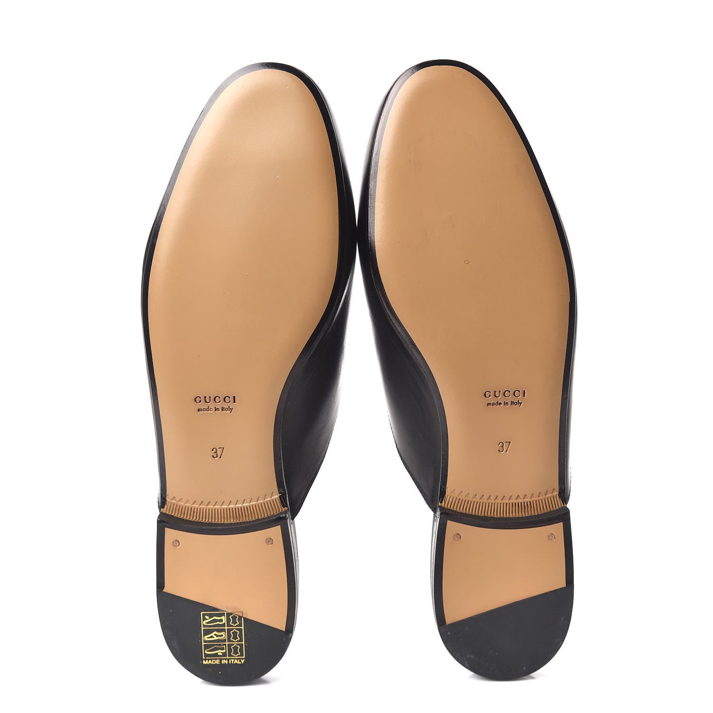 Calfskin Womens Princetown Slippers 37 Black
