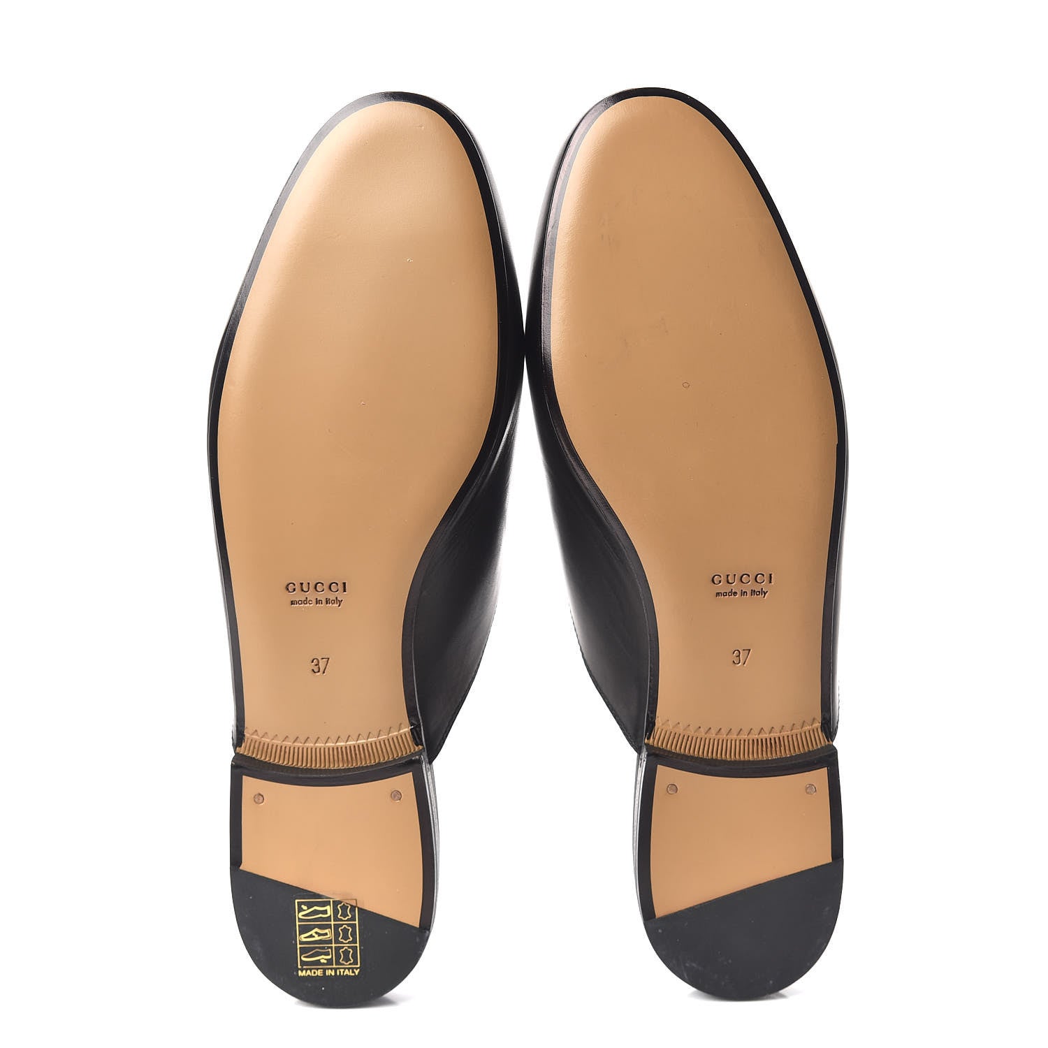Gucci Calfskin Womens Princetown Slippers 37 Black 5 of 9