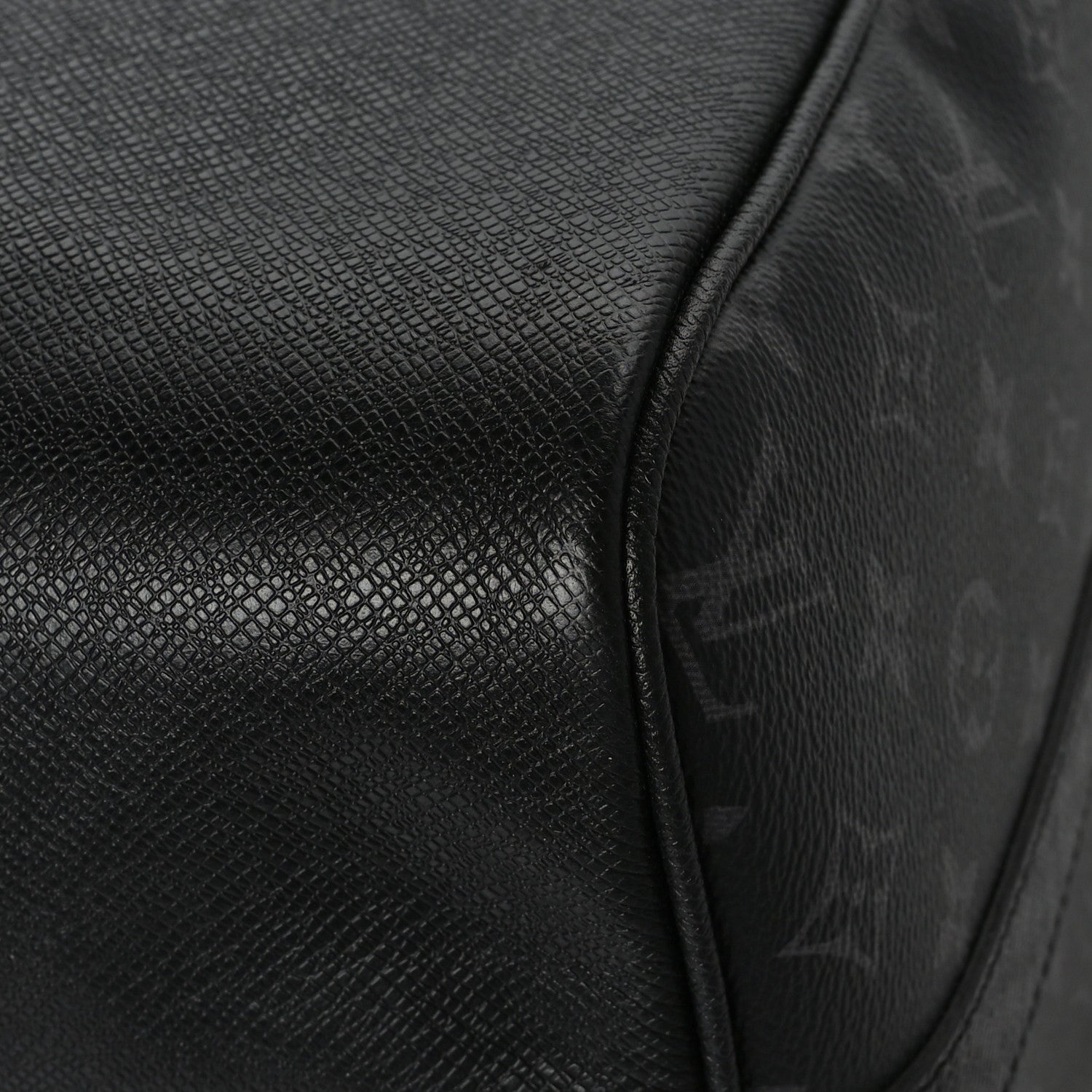 Louis Vuitton Taiga Monogram Eclipse Keepall Bandouliere 50 Black 8 of 10