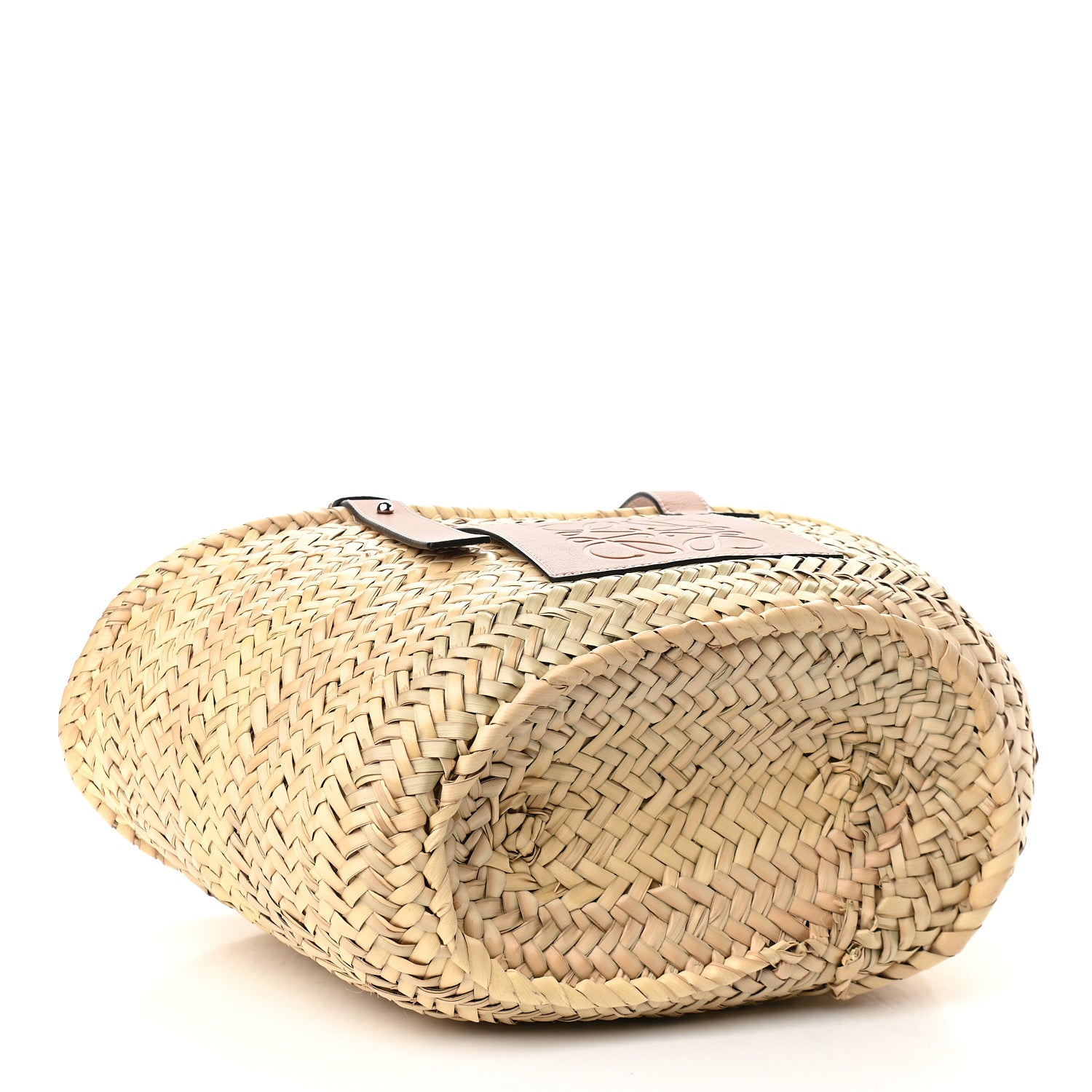Loewe Raffia Basket Tote Bag Natural Tan 4 of 9