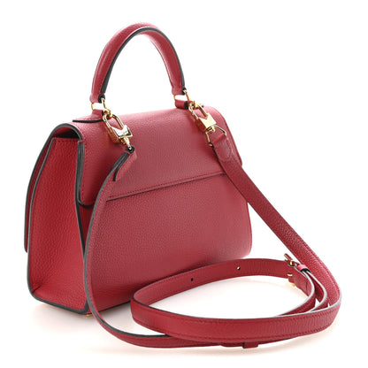 Moynat Taurillon Blush Rejane BB Red 3 of 9
