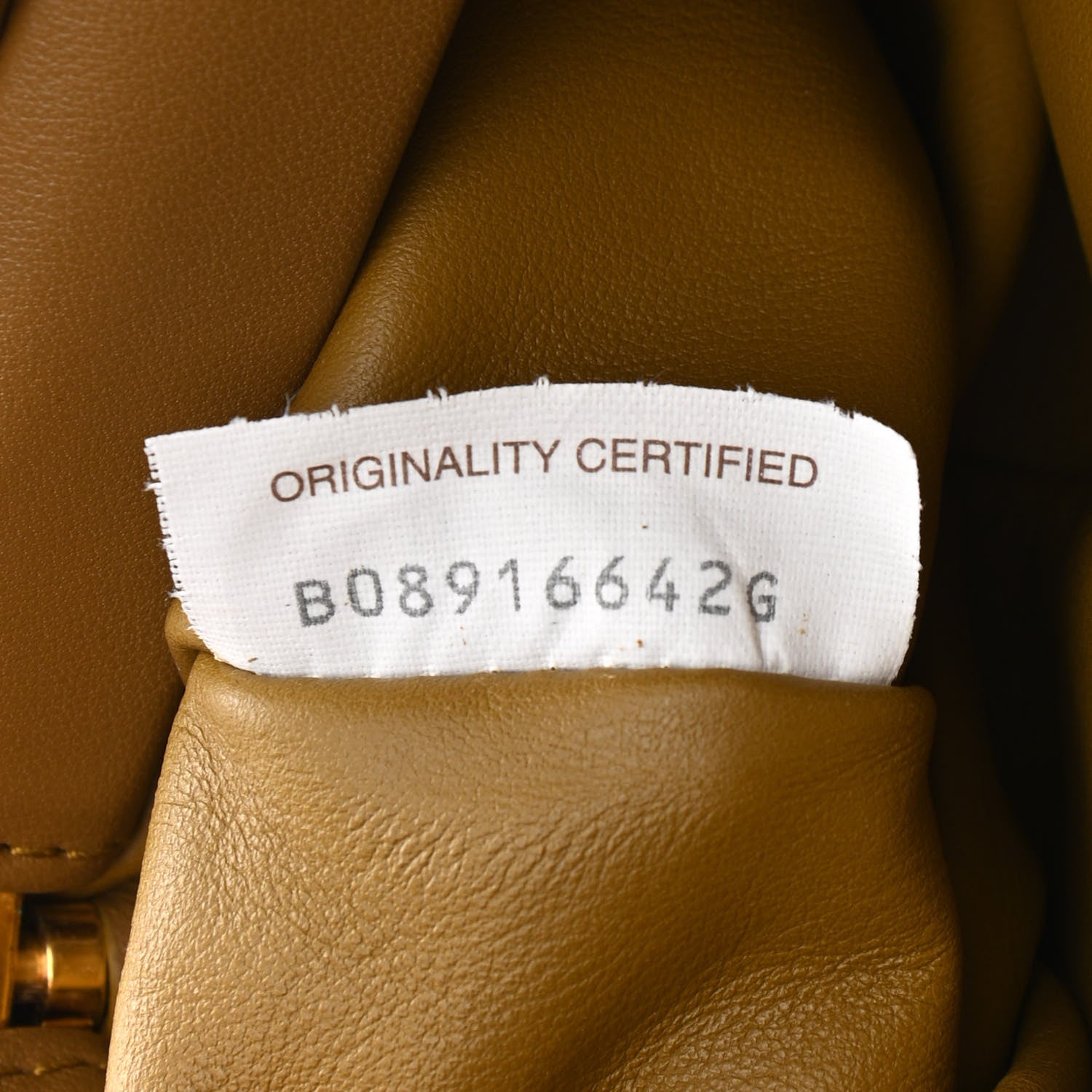 Bottega Veneta Calfskin The Pouch Chain Moutarde 7 of 10