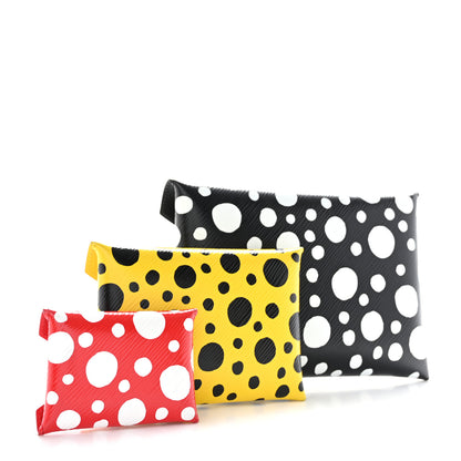 Louis Vuitton LV X YK Epi Kirigami Pochette Set Black Red Yellow 4 of 12