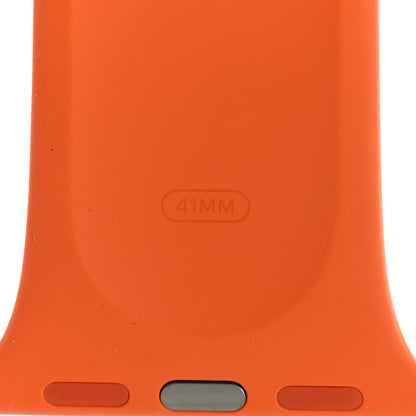 Hermes Silicone 41mm Apple Sports Watch Single Tour Band Orange 4 of 5