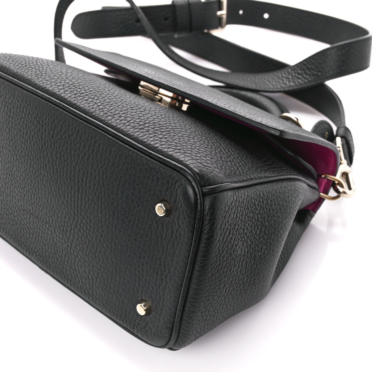 Christian Dior Bullcalf Mini Be Dior Flap Black Fraise 11 of 16