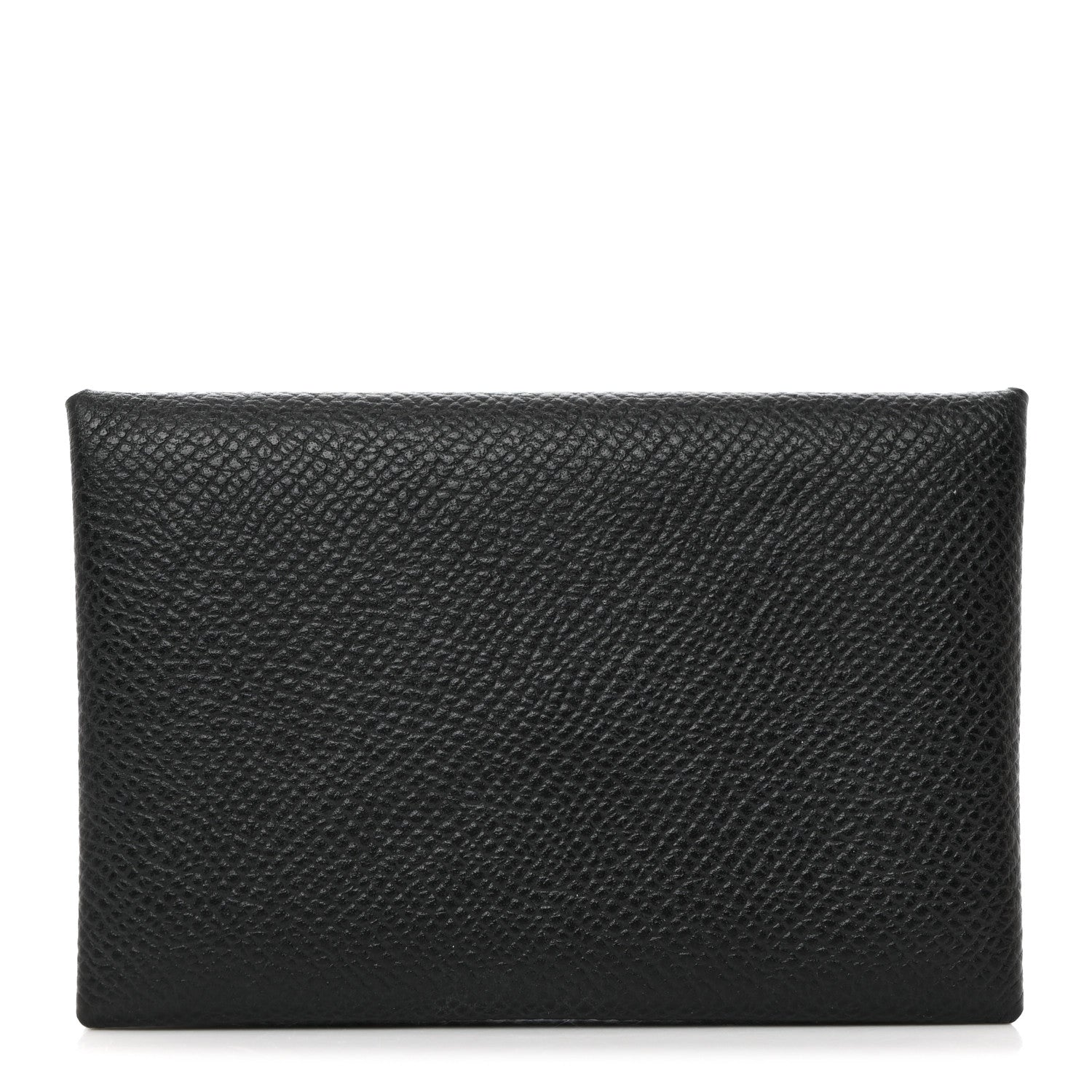 Hermes Epsom Calvi Card Case Black 1 of 8
