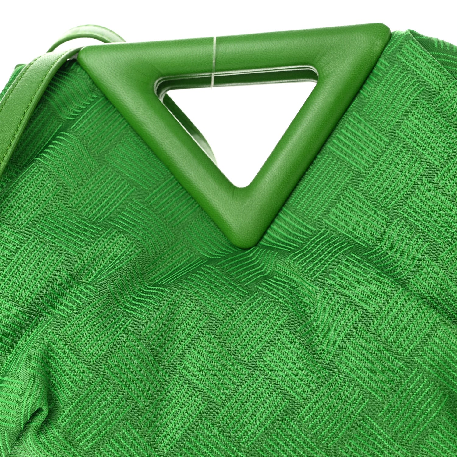 Bottega Veneta Fabric Intrecciato Small The Point Triangle Bag Parakeet 7 of 9