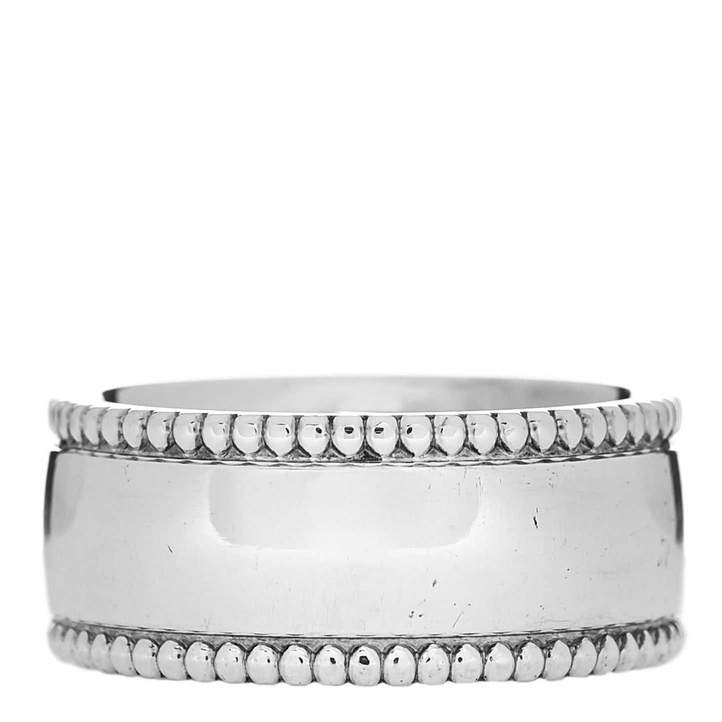Sterling Silver Milgrain I Love You Band Ring 49 5