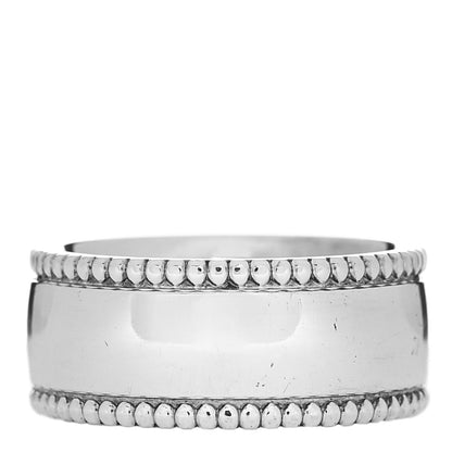 Tiffany Sterling Silver Milgrain I Love You Band Ring 49 5 3 of 4