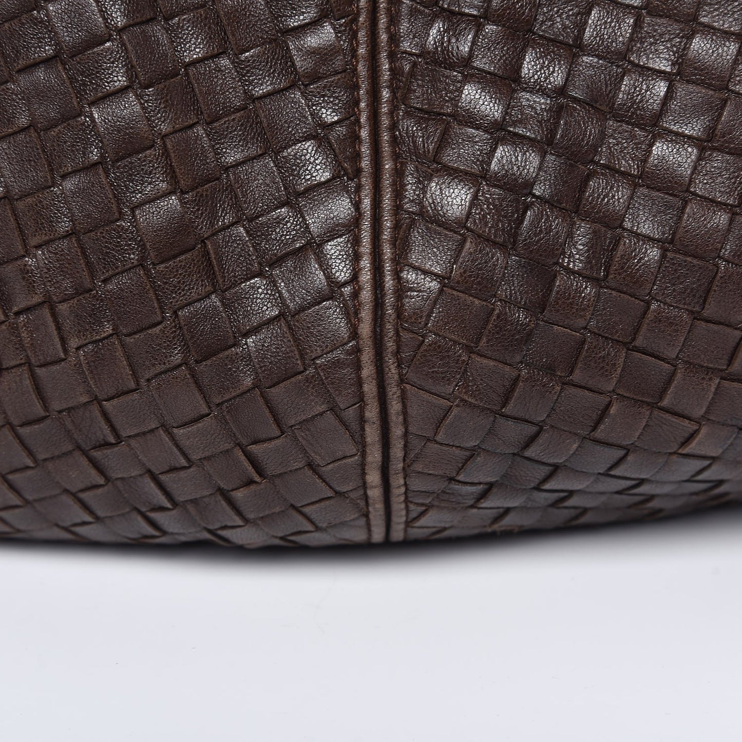 Nappa Intrecciato Ball Hobo Ebano