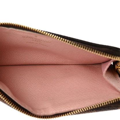 Louis Vuitton Damier Ebene Recto Verso Card Holder Rose Ballerine 5 of 11