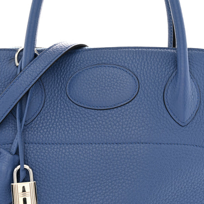 Hermes Taurillon Clemence Bolide 31 Bleu Agate 8 of 11