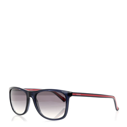 Gucci Acetate Web Sunglasses GG1055S Dark Blue 1 of 8