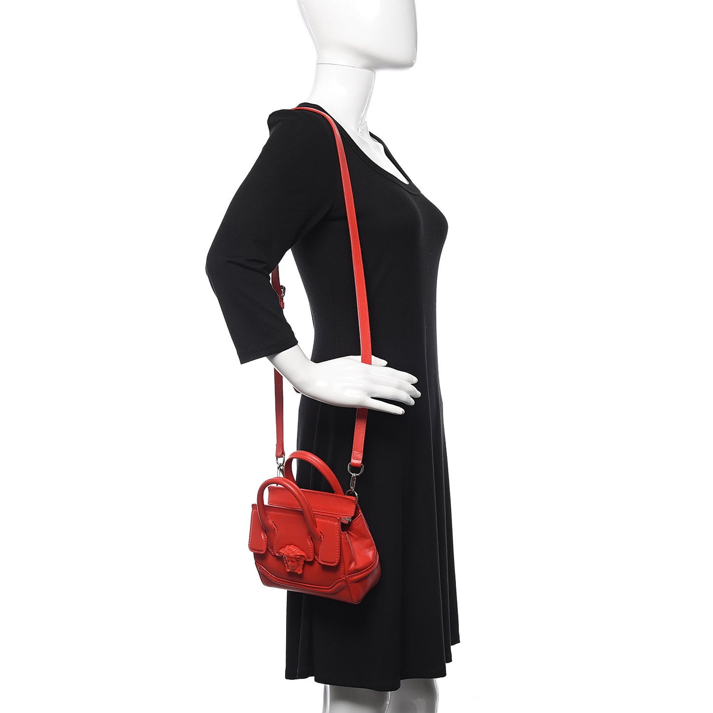 Calfskin Small Palazzo Empire Bag Red
