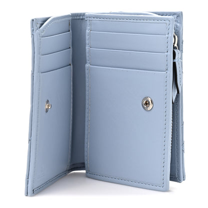 Gucci Lambskin Matelasse GG Marmont Zip Key Pouch Light Blue 5 of 9