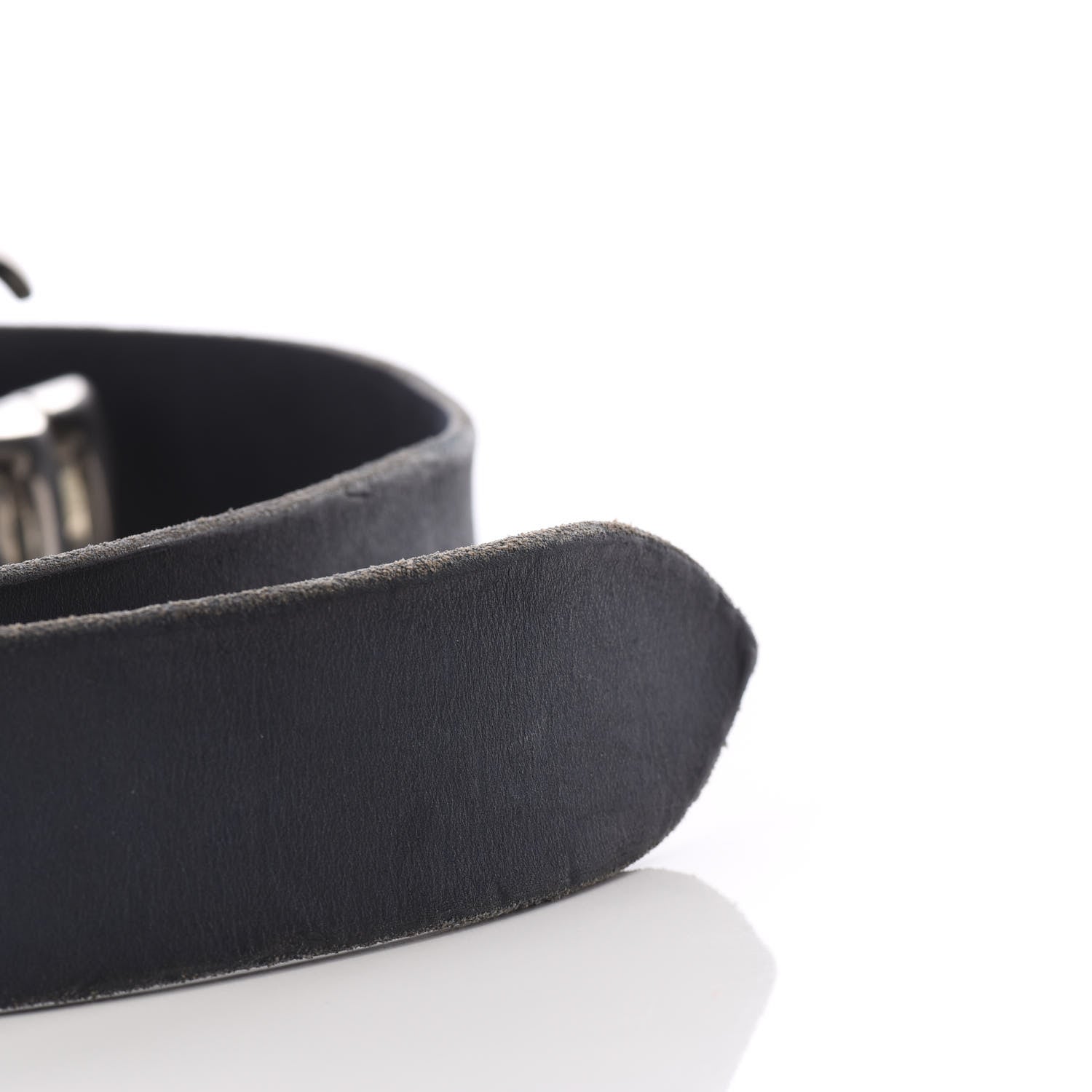 Gucci Cuoio Toscano Nickel Double Double G 40mm Belt Blue 7 of 7
