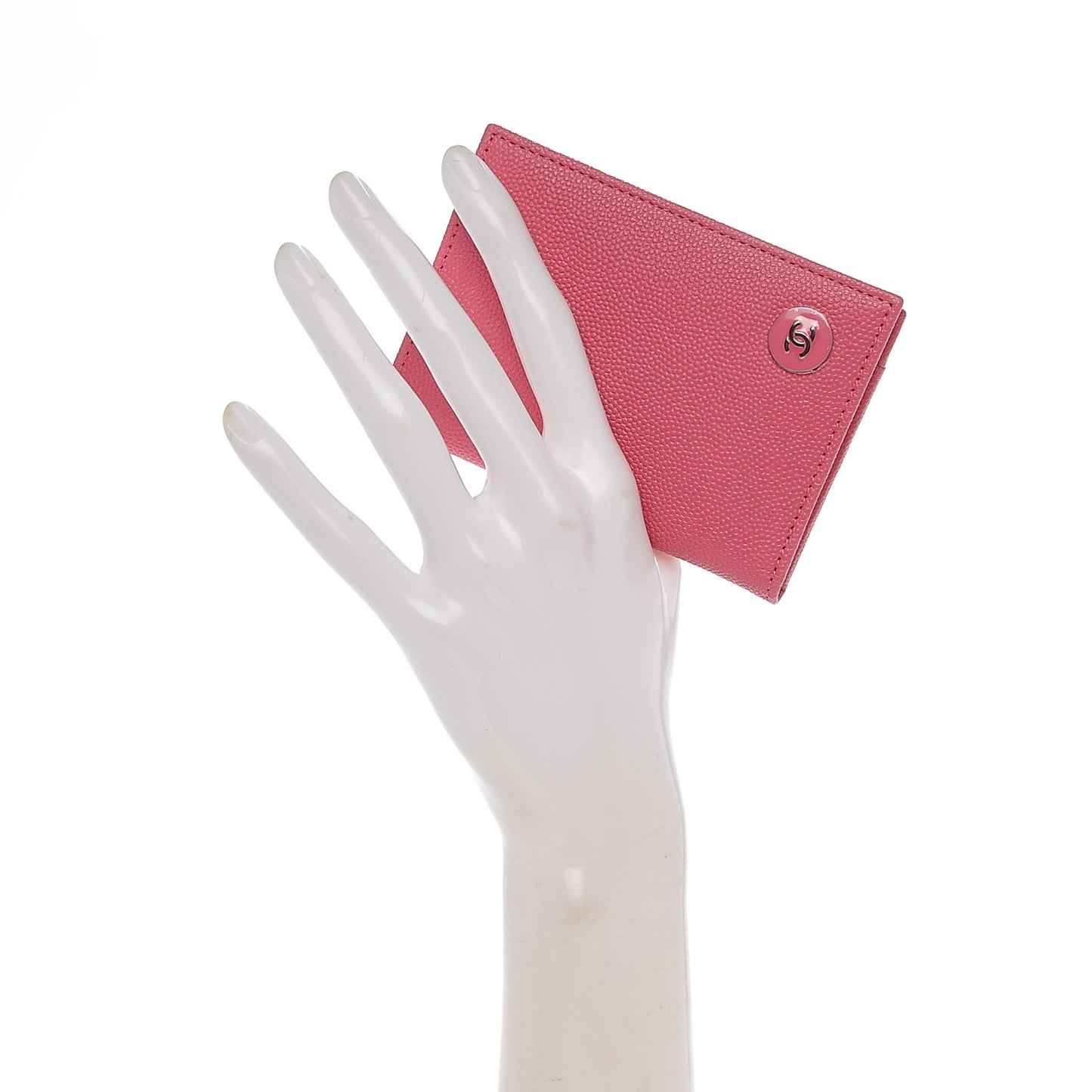 Caviar Bi-Fold Wallet Pink