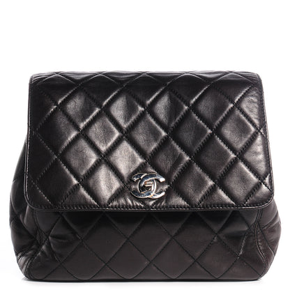 Chanel Lambskin Quilted Backpack Black 1 of 10