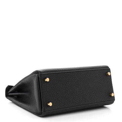 Hermes Togo Kelly Retourne 25 Black 4 of 11