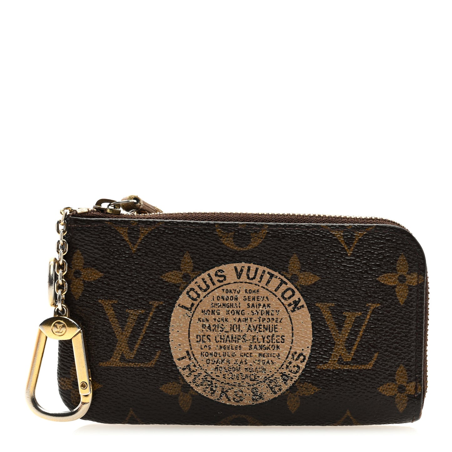 Monogram Complice Trunks and Bags Key Pouch Beige