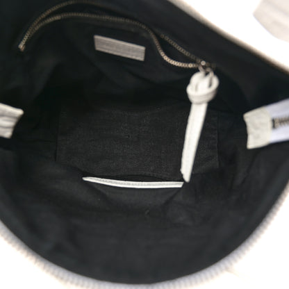 Balenciaga Extra Supple Calfskin Crocodile Embossed Neo Classic Hardware Hobo XS White 5 of 10