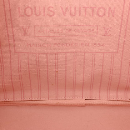 Louis Vuitton Damier Azur Neo Neverfull MM Rose Ballerine 14 of 16