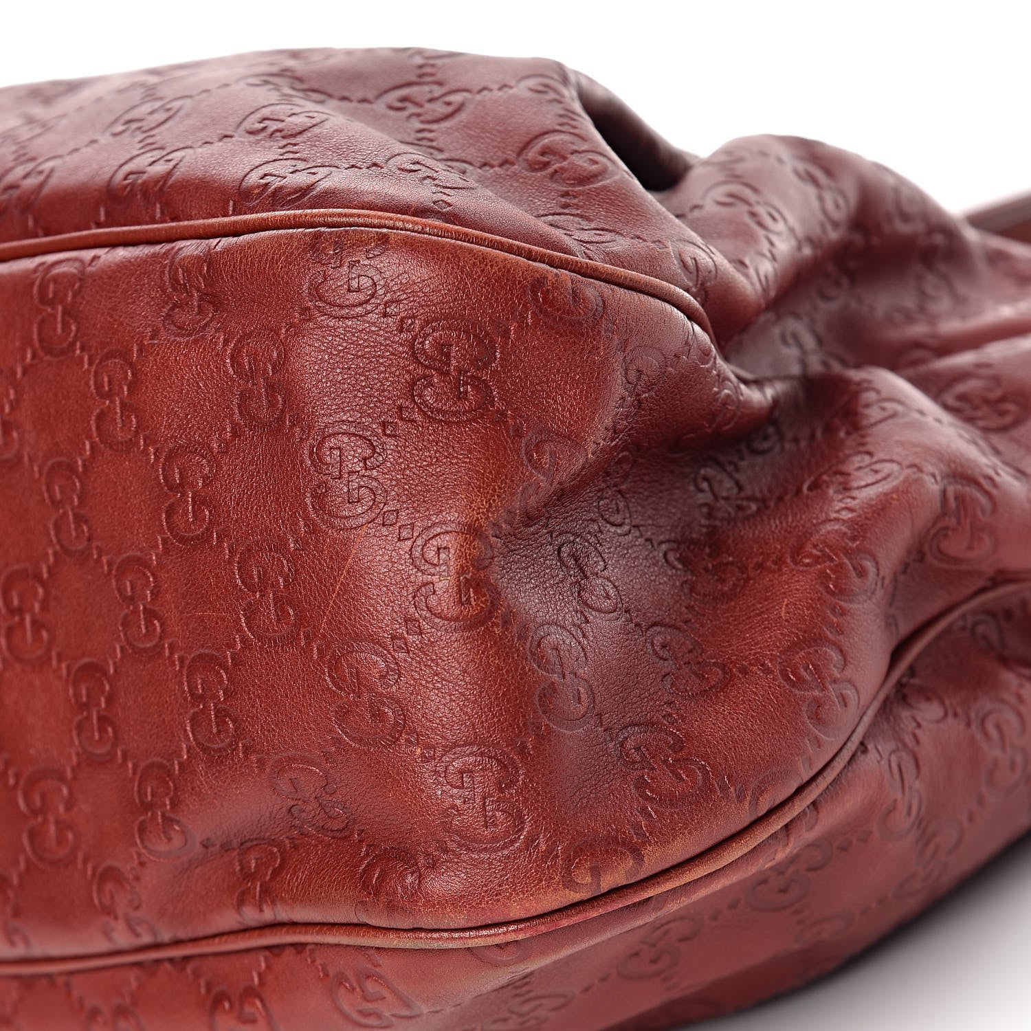 Gucci Guccissima Medium Sukey Top Handle Tote Raspberry Candy 11 of 11