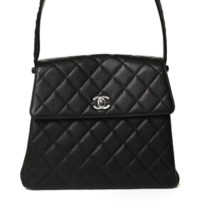 Chanel Caviar Quilted Medium Kelly Flap Black 10 of 10