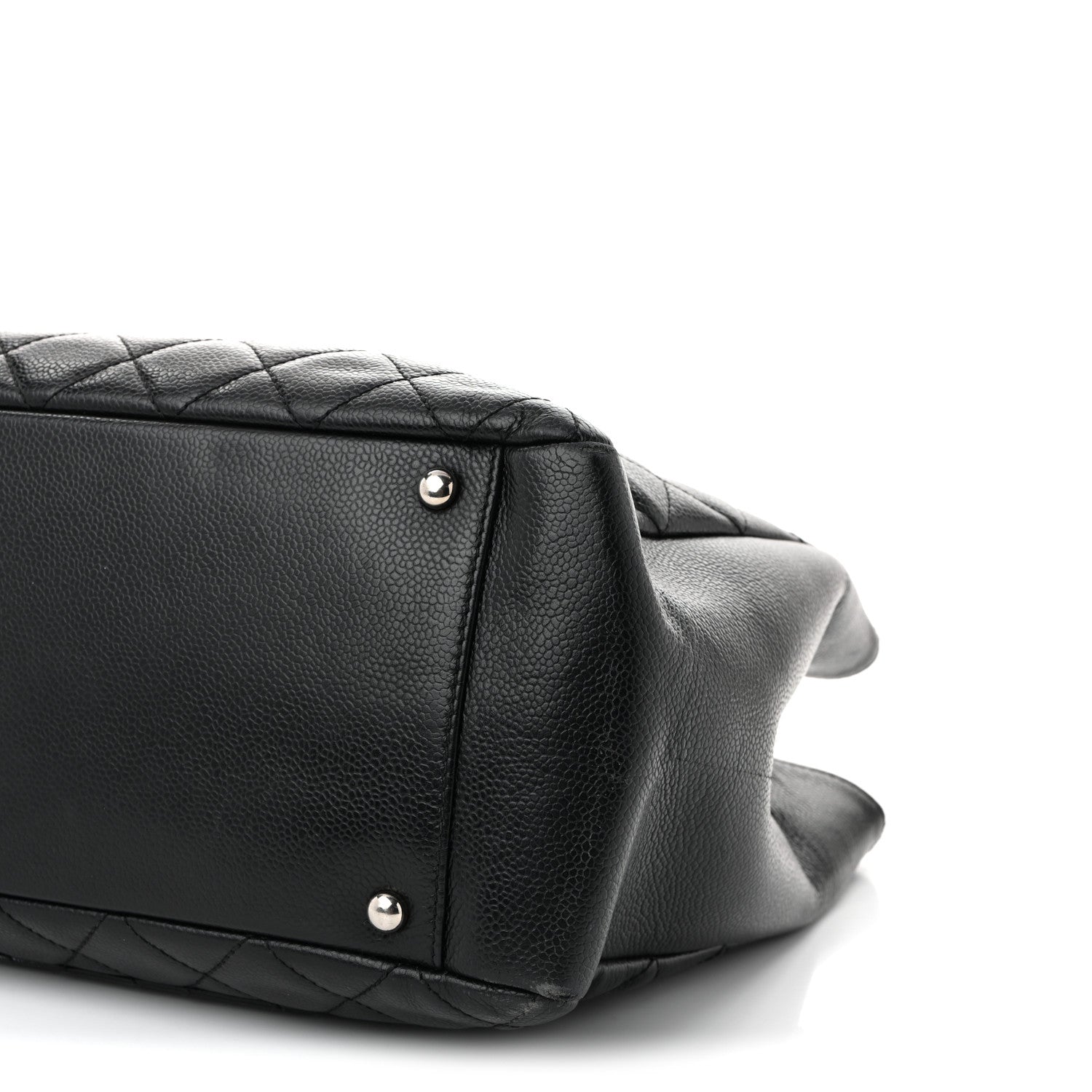 Chanel Caviar Quilted XL Grand Shopping Tote GST Black 10 of 10