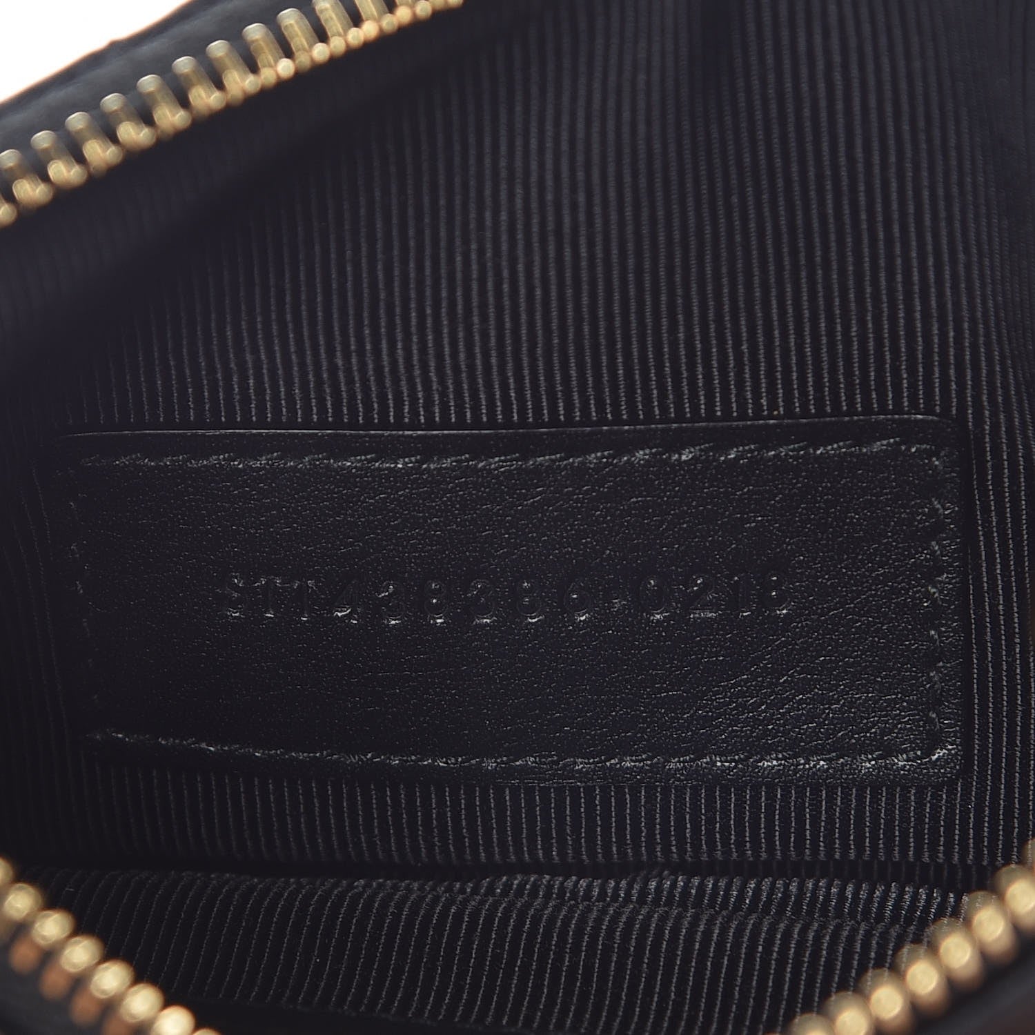 Saint Laurent Calfskin Matelasse Monogram Key Pouch Black 7 of 7