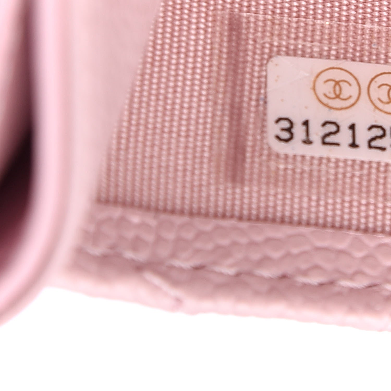 Chanel Caviar Quilted Card Holder Light Pink 7 of 8
