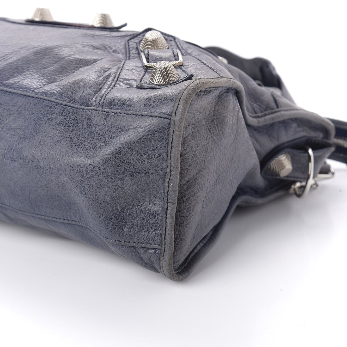 Agneau Giant 21 Silver Hardware City Bleu Roi