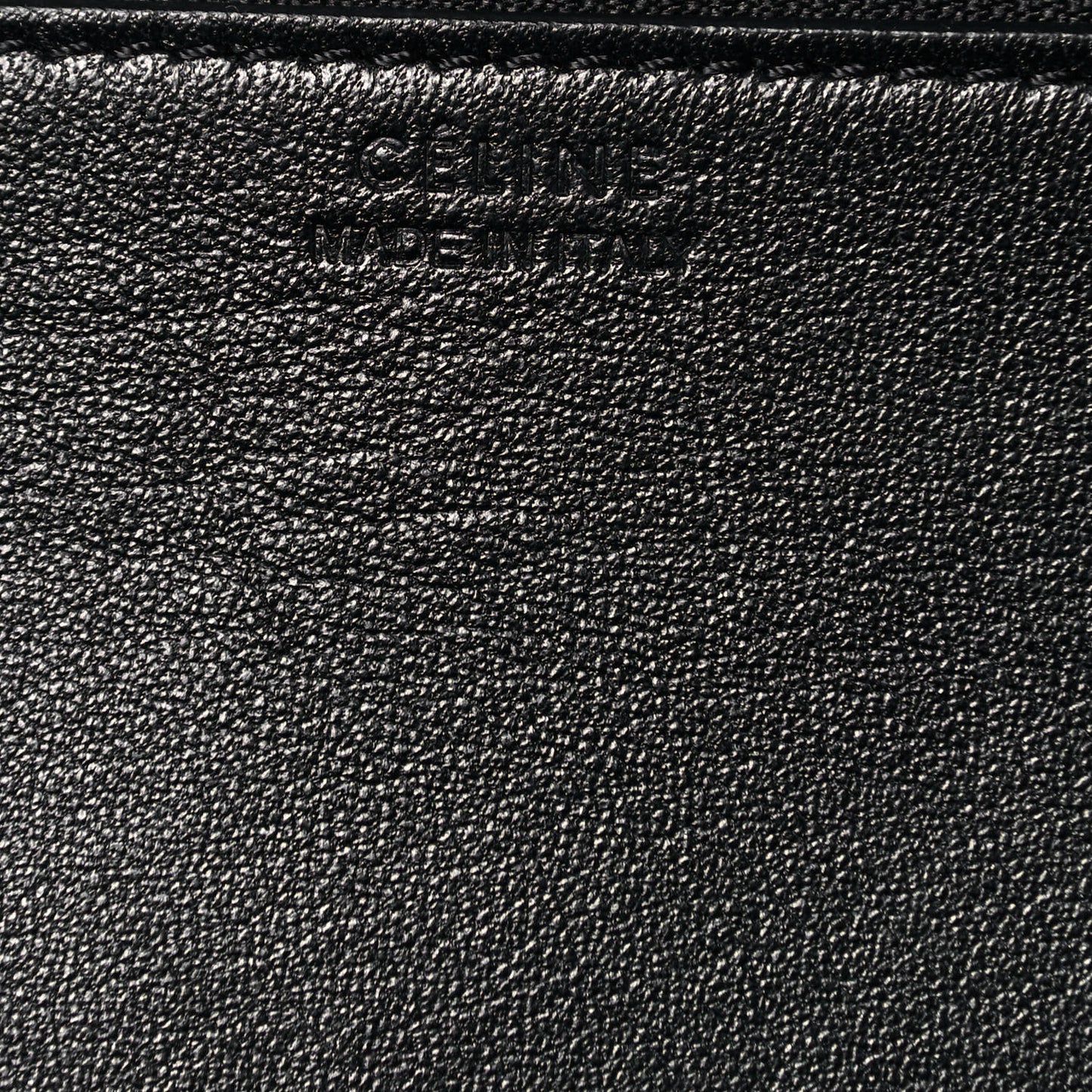 Calfskin Large Clasp Cabas Black