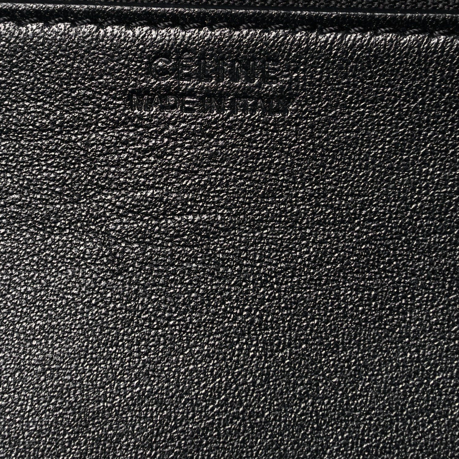 Celine Calfskin Large Clasp Cabas Black 17 of 19