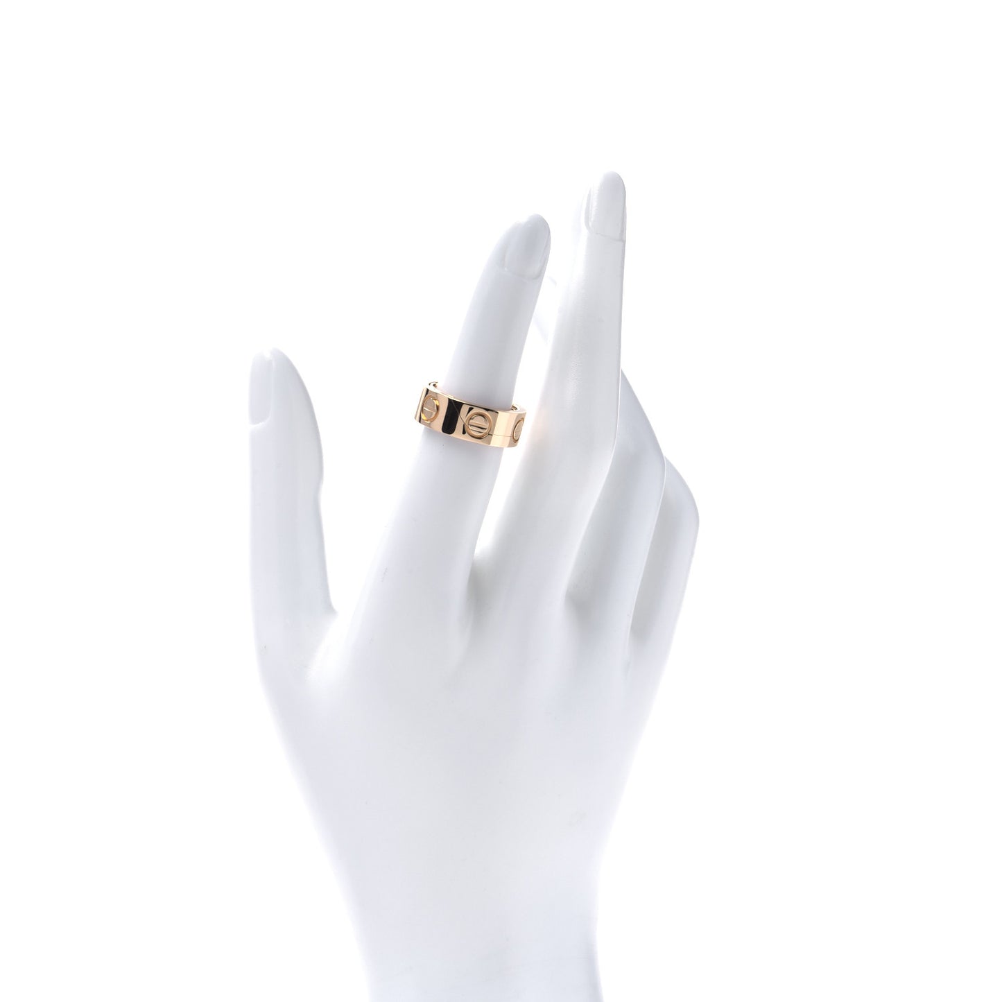 18K Yellow Gold 7mm Astro LOVE Ring 50 5.25