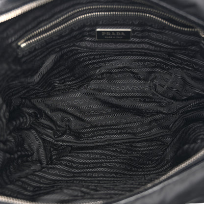 Prada Tessuto Nylon Saffiano Tote Black 5 of 10