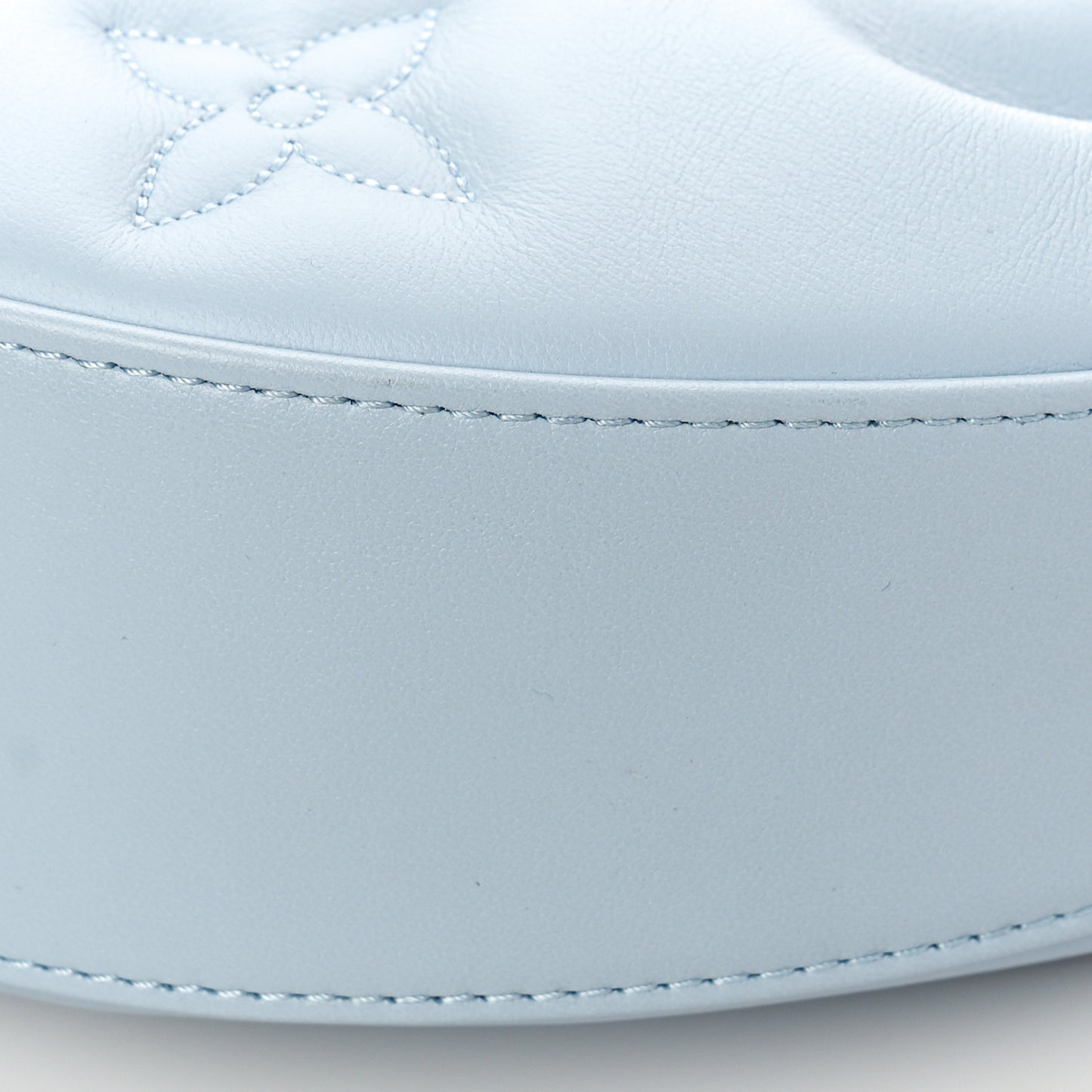 Calfskin Bubblegram Over The Moon Ice Blue