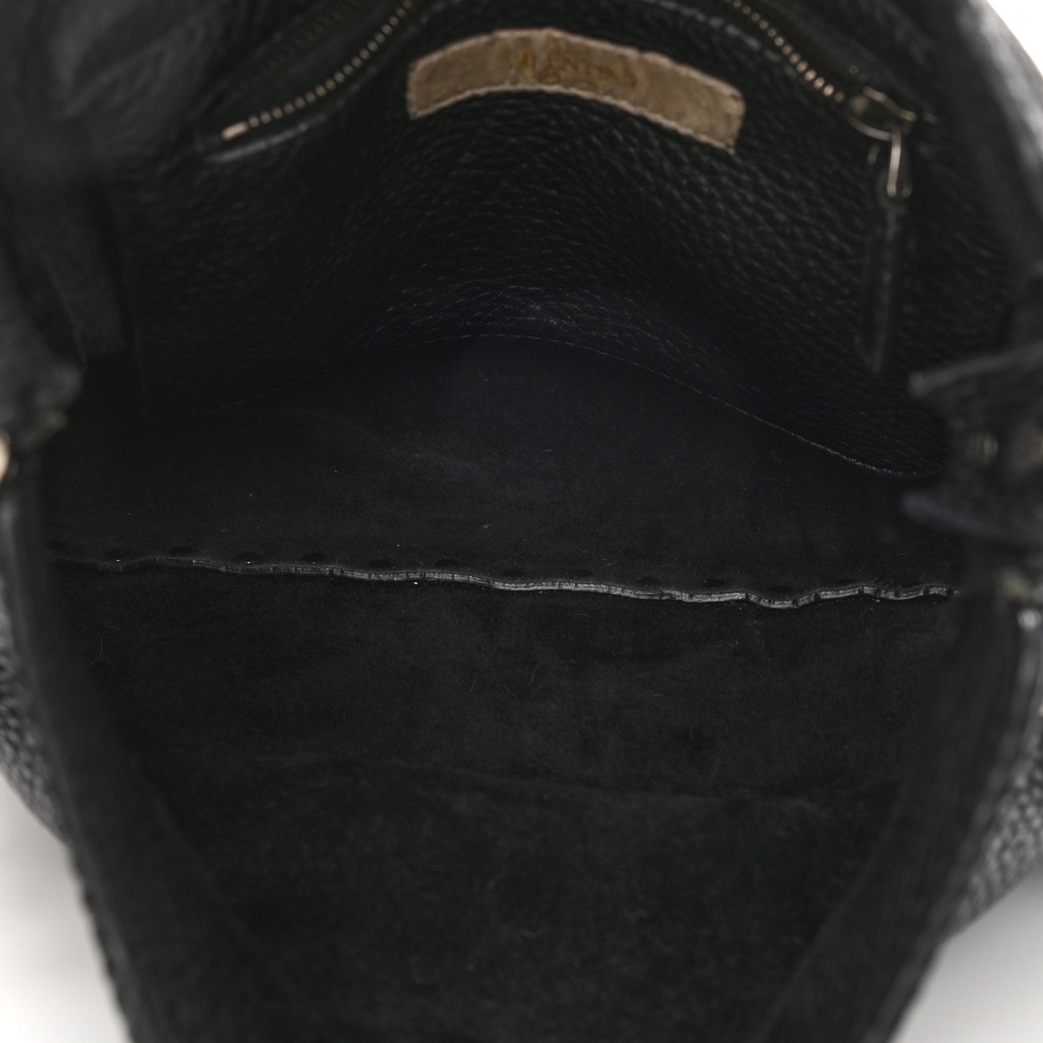 Valentino Garavani Pebbled Calfskin Tribal Small Guitar Strap Rockstud Rolling Flip-Lock Messenger Bag Black 5 of 18