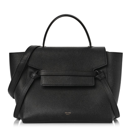 Celine Grained Calfskin Micro Belt Bag Black 1 of 11