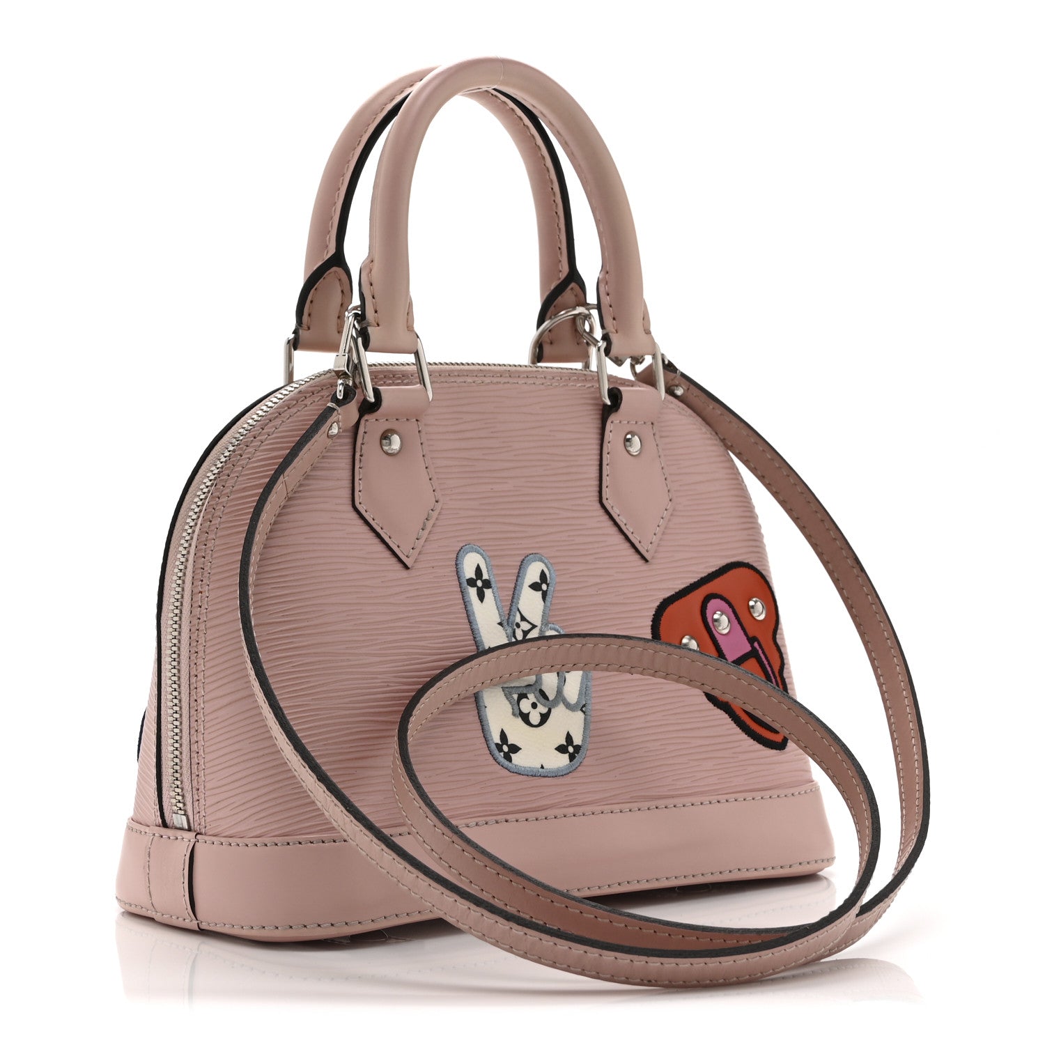 Louis Vuitton Epi Stickers Alma BB Rose Ballerine 3 of 11