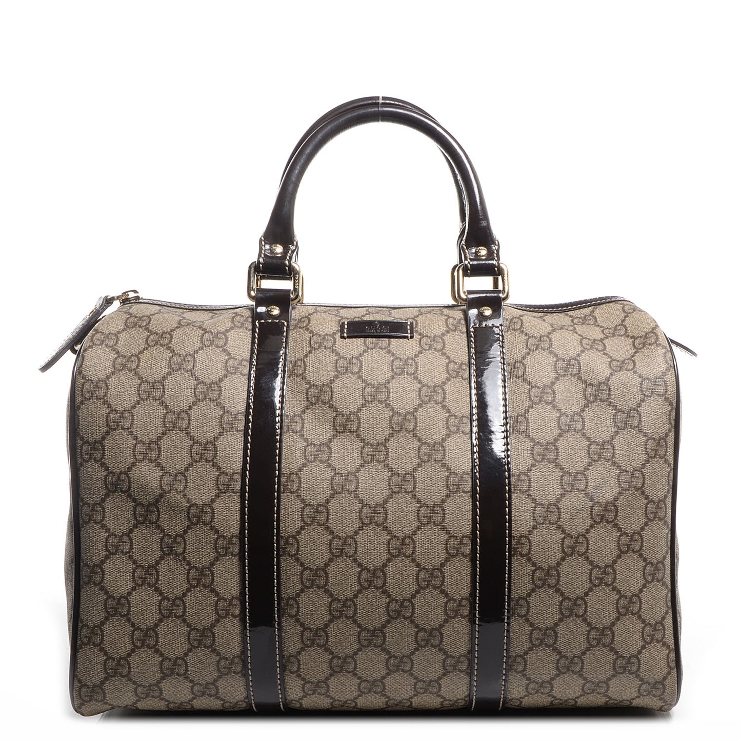 GG Plus Monogram Medium Joy Boston Dark Brown