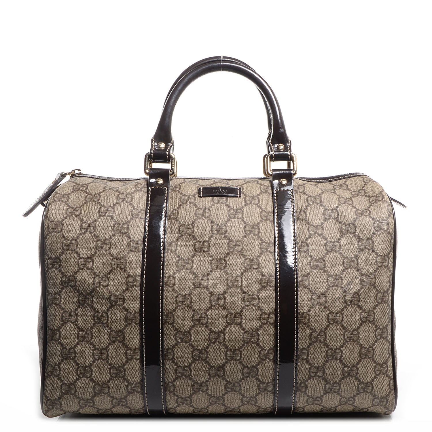 Gucci GG Plus Monogram Medium Joy Boston Dark Brown 1 of 7