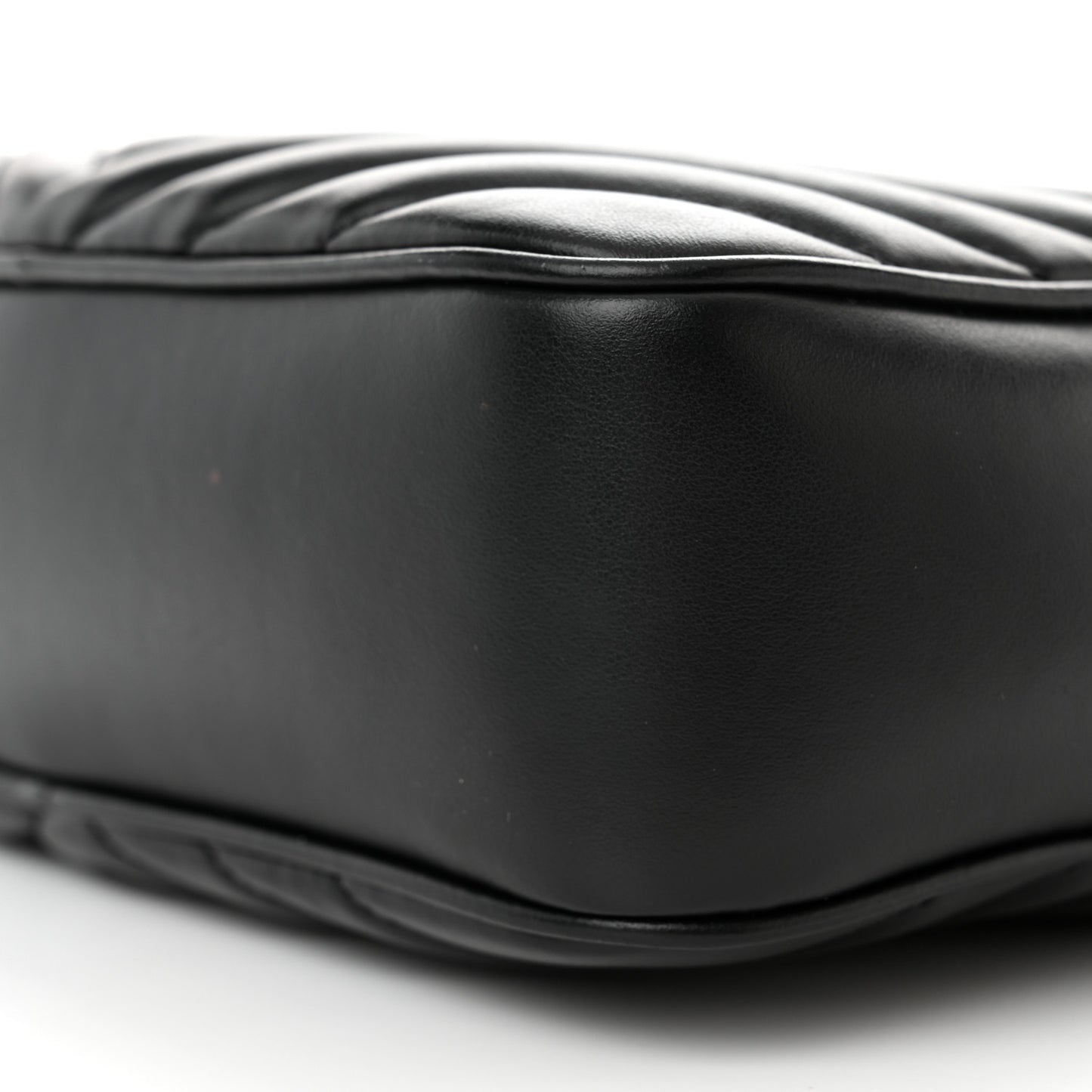 Calfskin Matelasse Monogram Lou Camera Bag Black