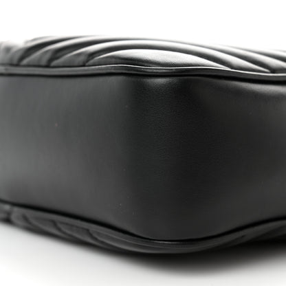 Saint Laurent Calfskin Matelasse Monogram Lou Camera Bag Black 10 of 11