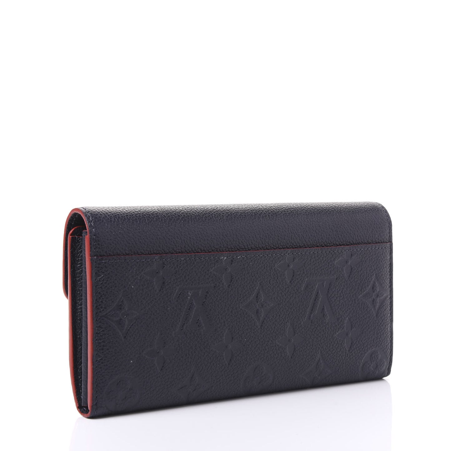 Empreinte Sarah Wallet NM Marine Rouge
