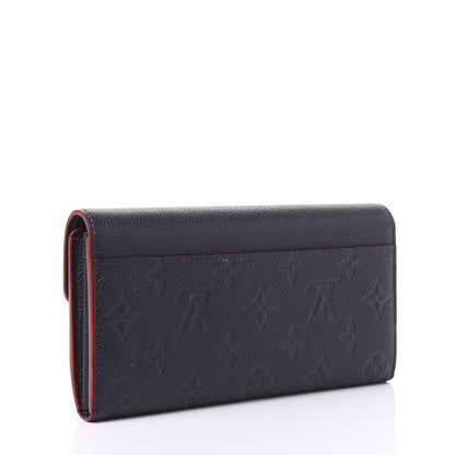 Louis Vuitton Empreinte Sarah Wallet NM Marine Rouge 2 of 10