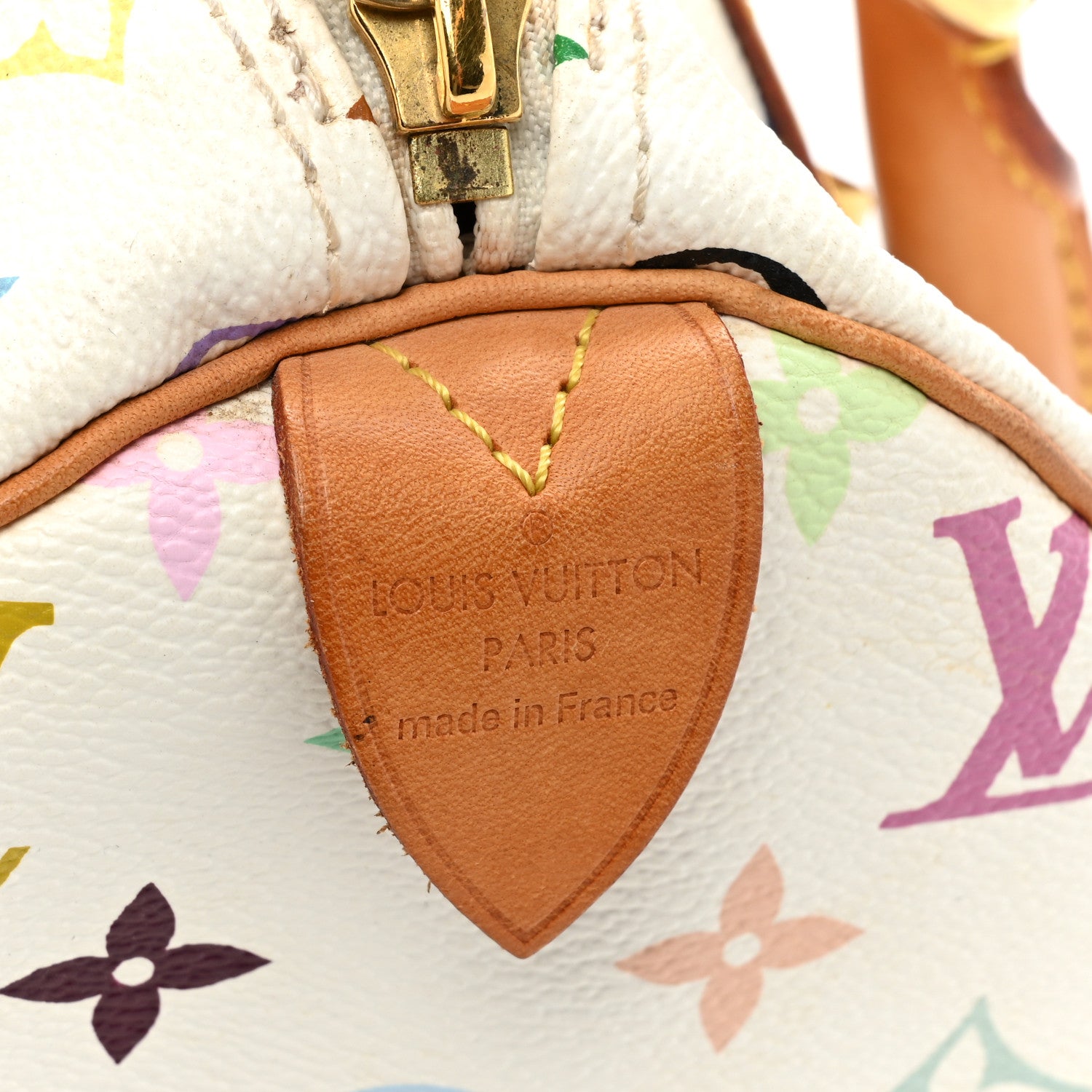 Louis Vuitton Monogram Multicolor Speedy 30 White 6 of 14