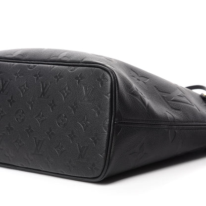 Louis Vuitton Empreinte Monogram Giant Neverfull MM Black 7 of 9