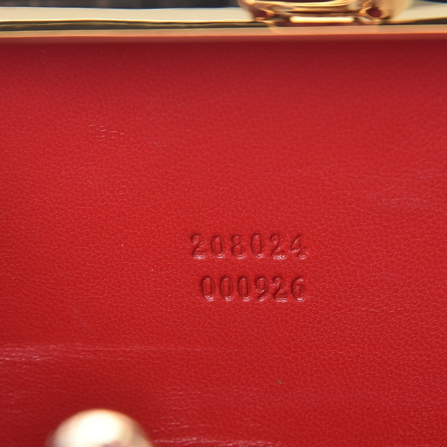Patent Calfskin Britannia Skull Box Clutch Red Gold