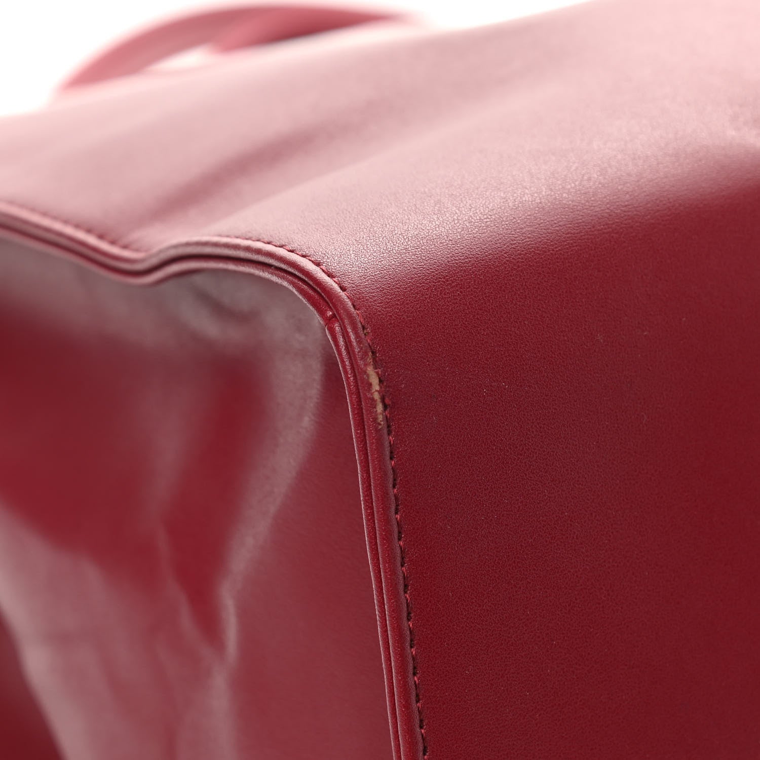 Telfar Vegan Leather Large Shopping Bag Oxblood 12 of 15